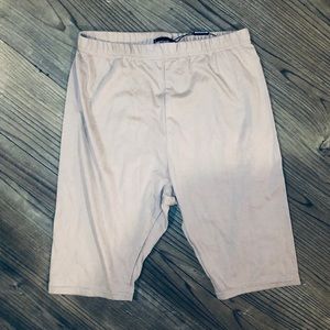 Nude biker shorts